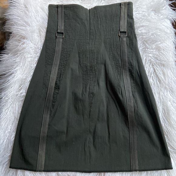 Haute - Rare Genuine Italian leather skirt 2/4 - Picture 4 of 16